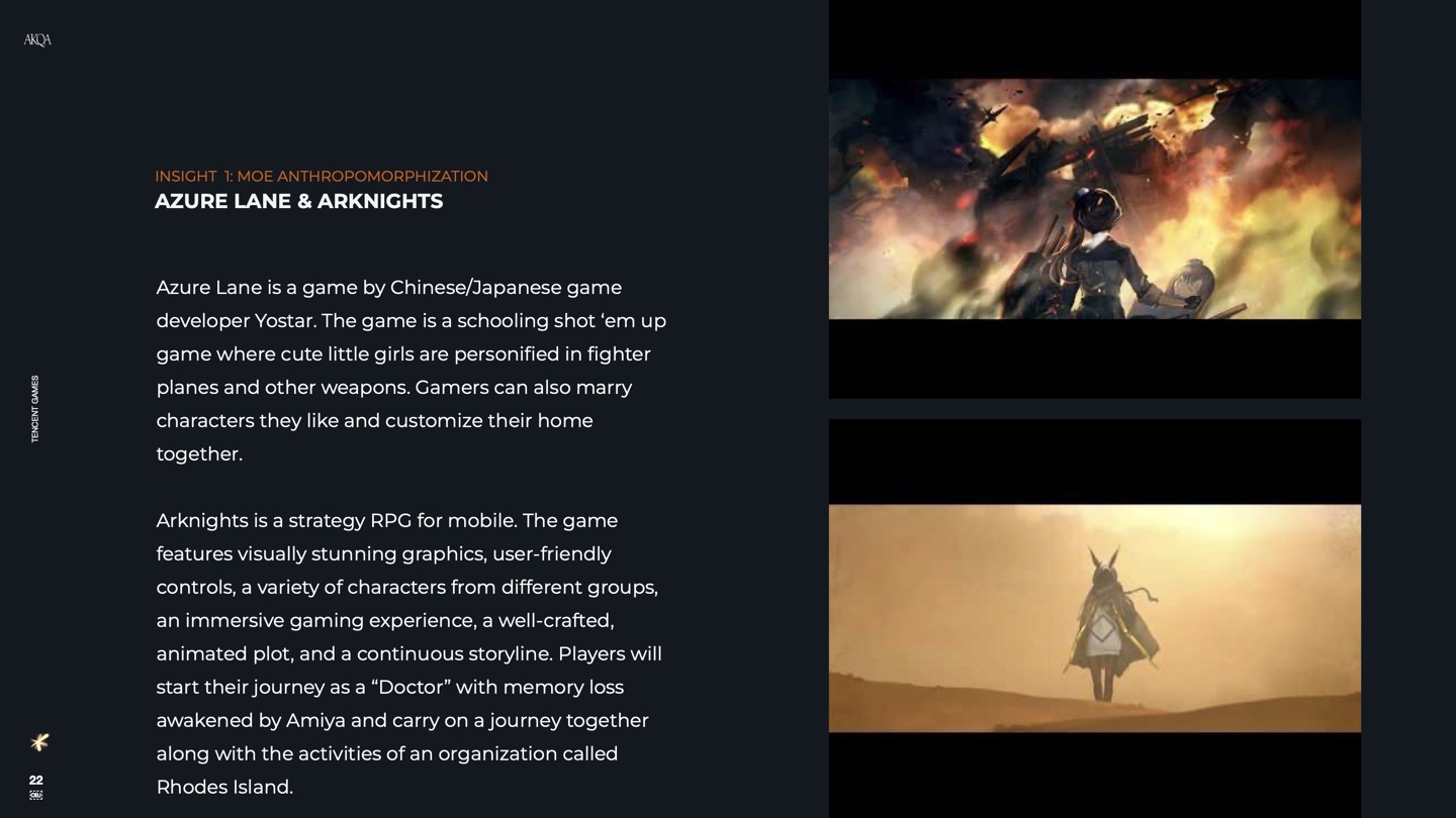 Tencent Games Japan brand pitch slide 22