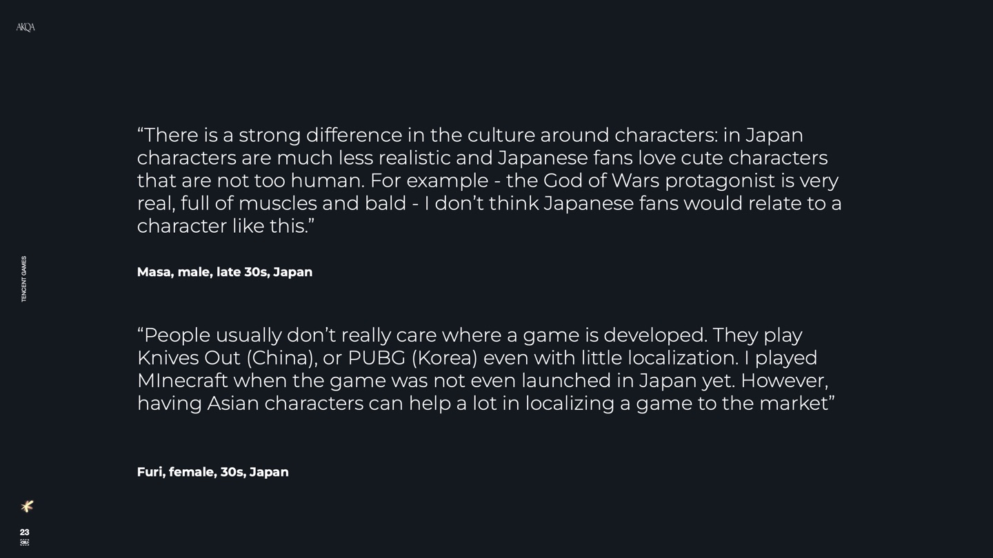 Tencent Games Japan brand pitch slide 23