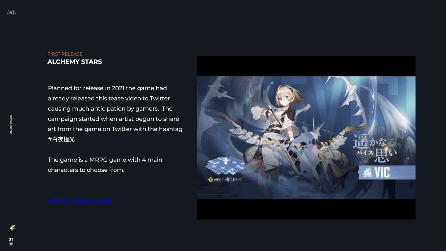 Tencent Games Japan brand pitch slide 31