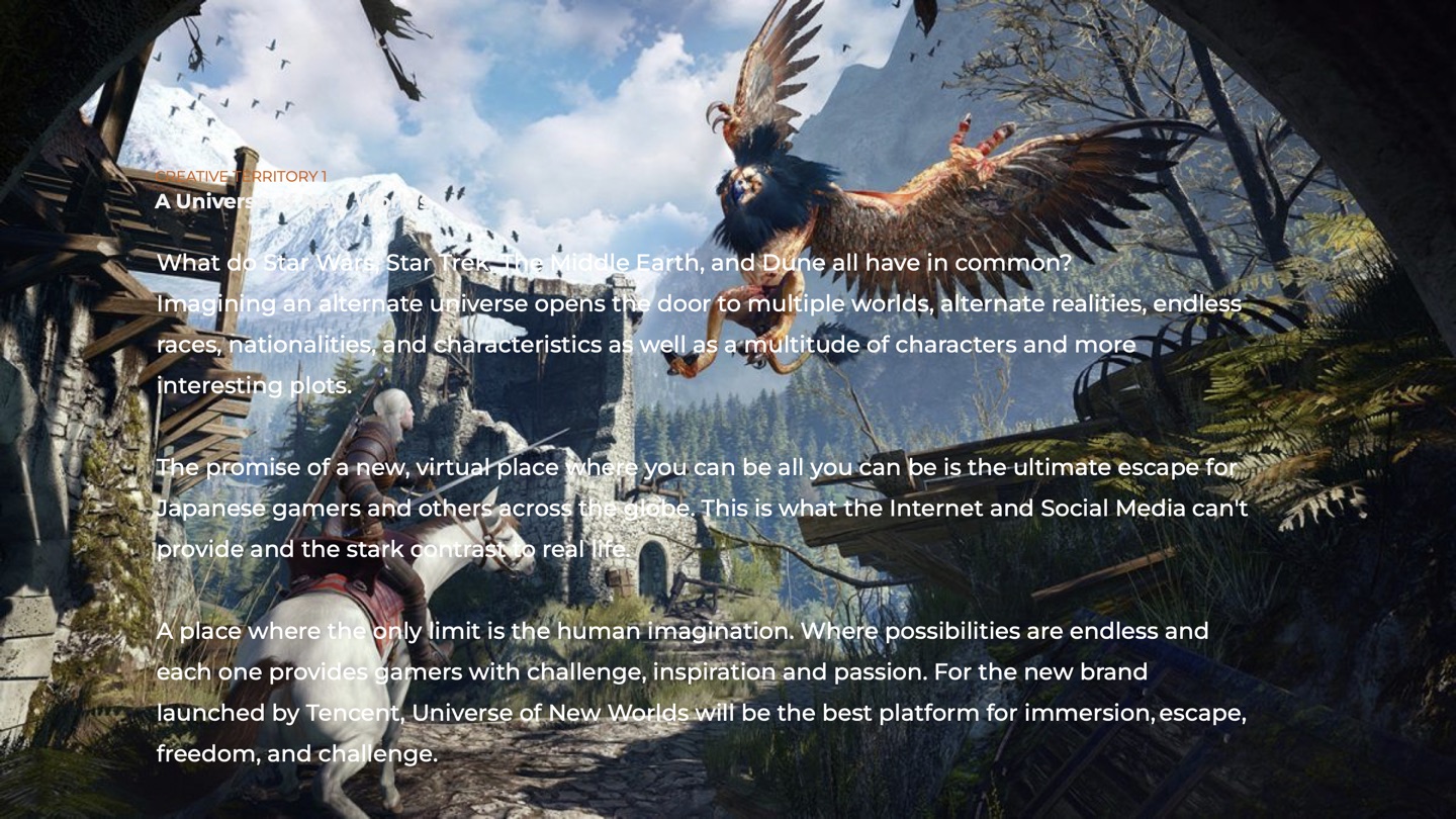 Tencent Games Japan brand pitch slide 33