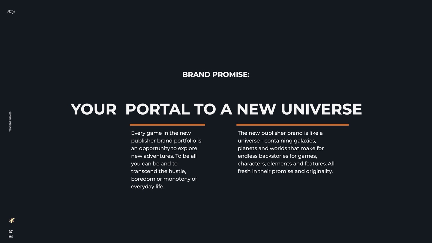 Tencent Games Japan brand pitch slide 37