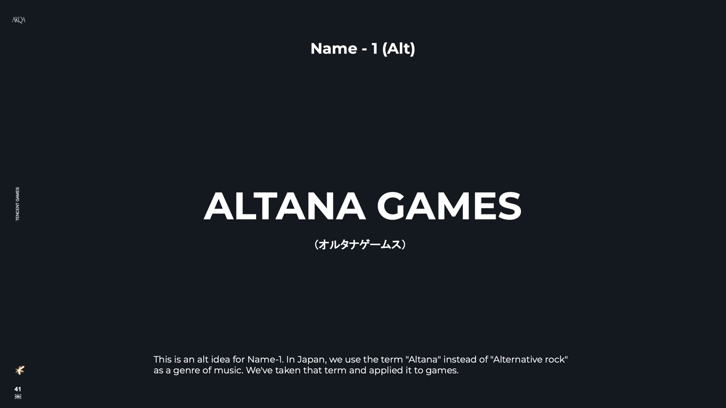 Tencent Games Japan brand pitch slide 41